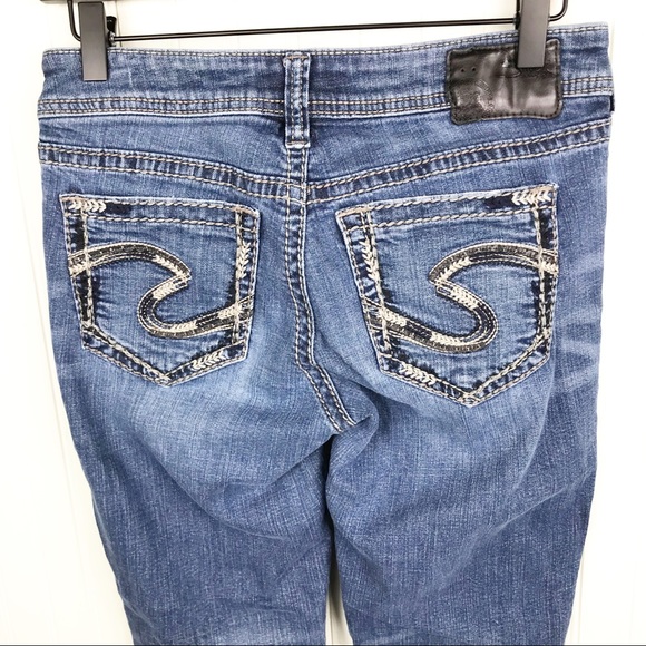 Silver Jeans Aiko Mid Boot Super Stretch Denim Jeans Women's Size W27 L31 - Picture 5 of 13